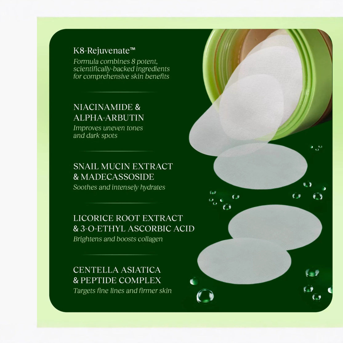 JIYU Revive & Radiance Daily Toner Pads