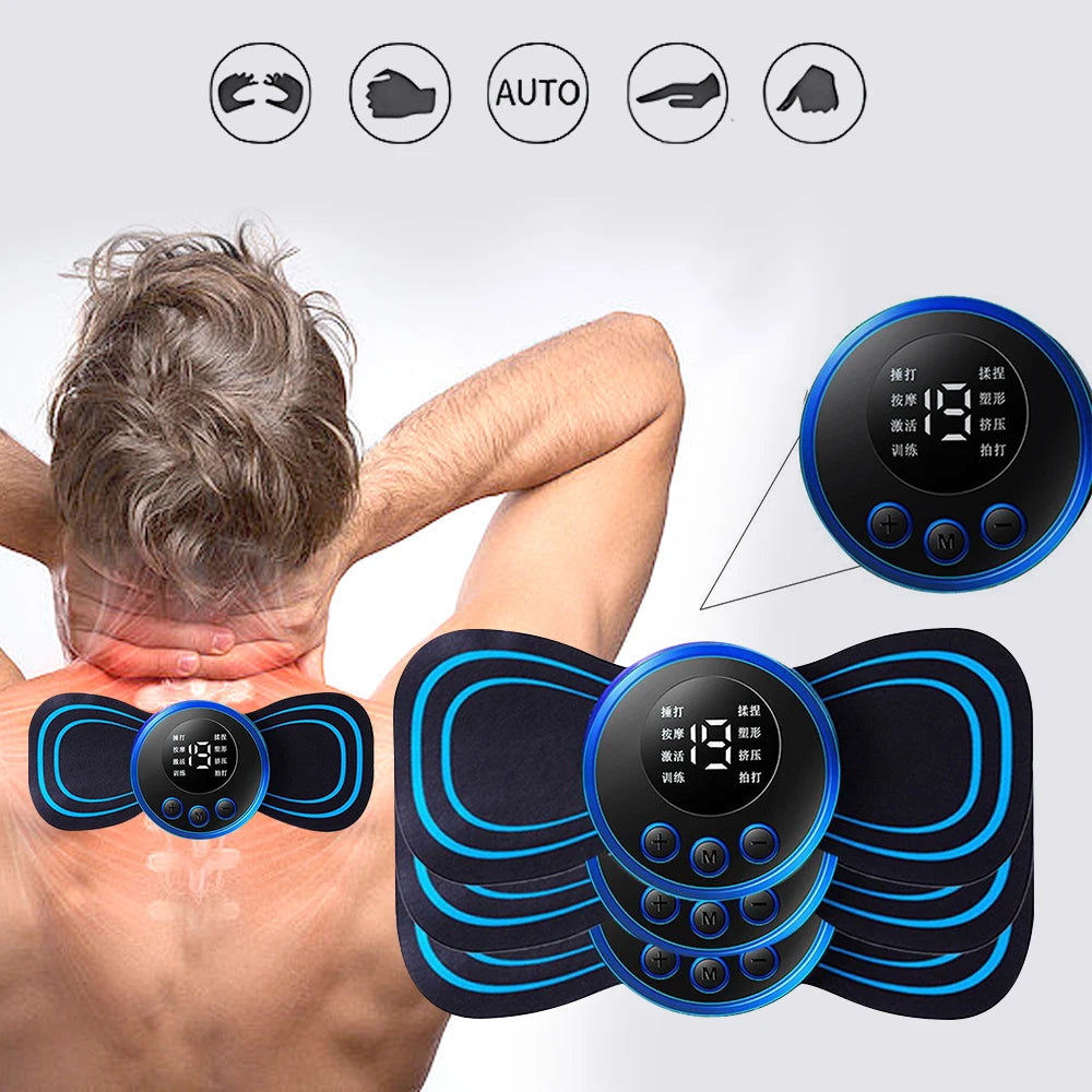 DupliHealth™ 4Pcs EMS Neck Stretcher Electric Massager – DupliDash